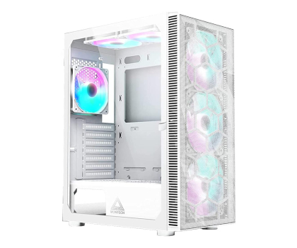 Obudowa Montech X3 Glass White